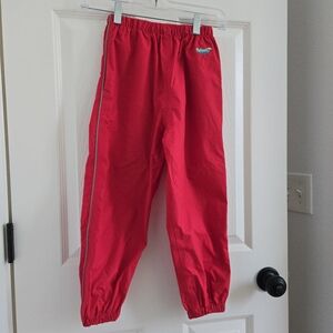Splash Kids Bright Red Joggers with Stripe
